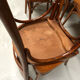 Serie de 10 chaises bistrot bois courbé
