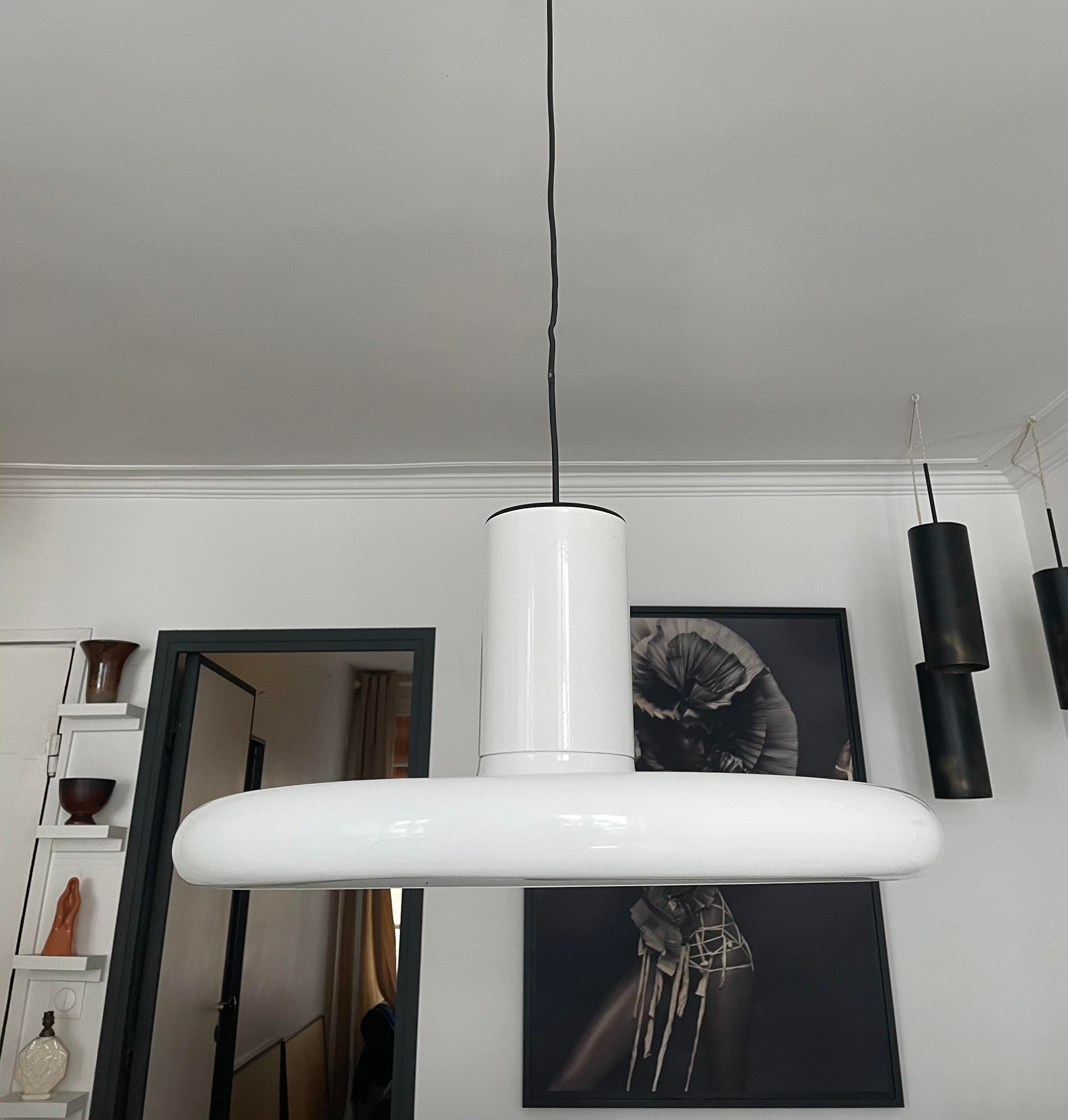 Lamp Lita vintage white, France 1970
