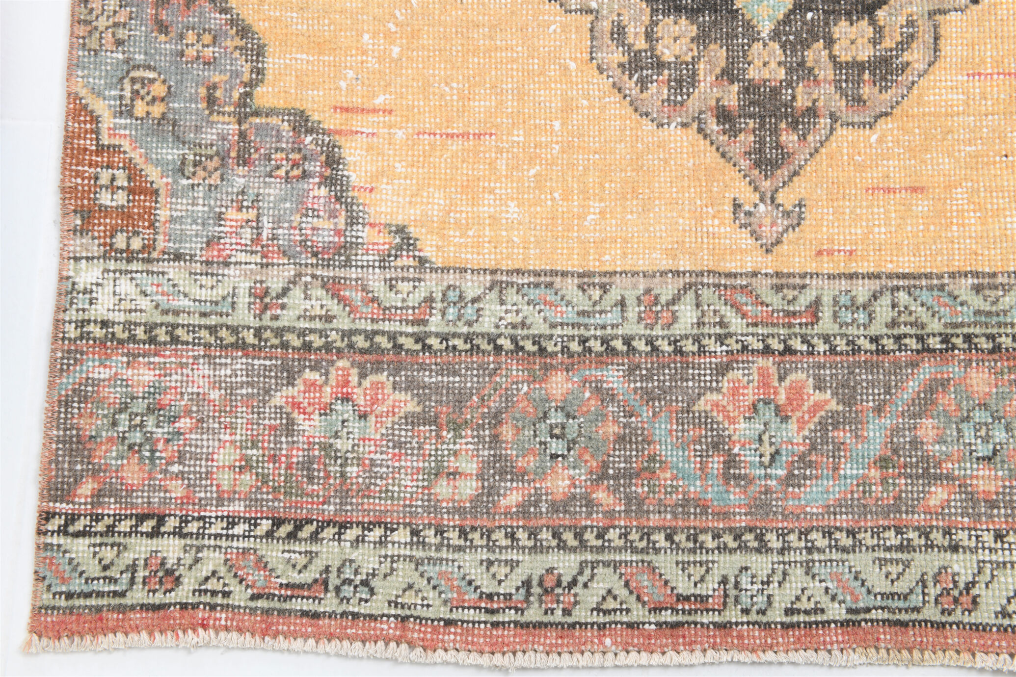 408x91cm vintage capet runner rug