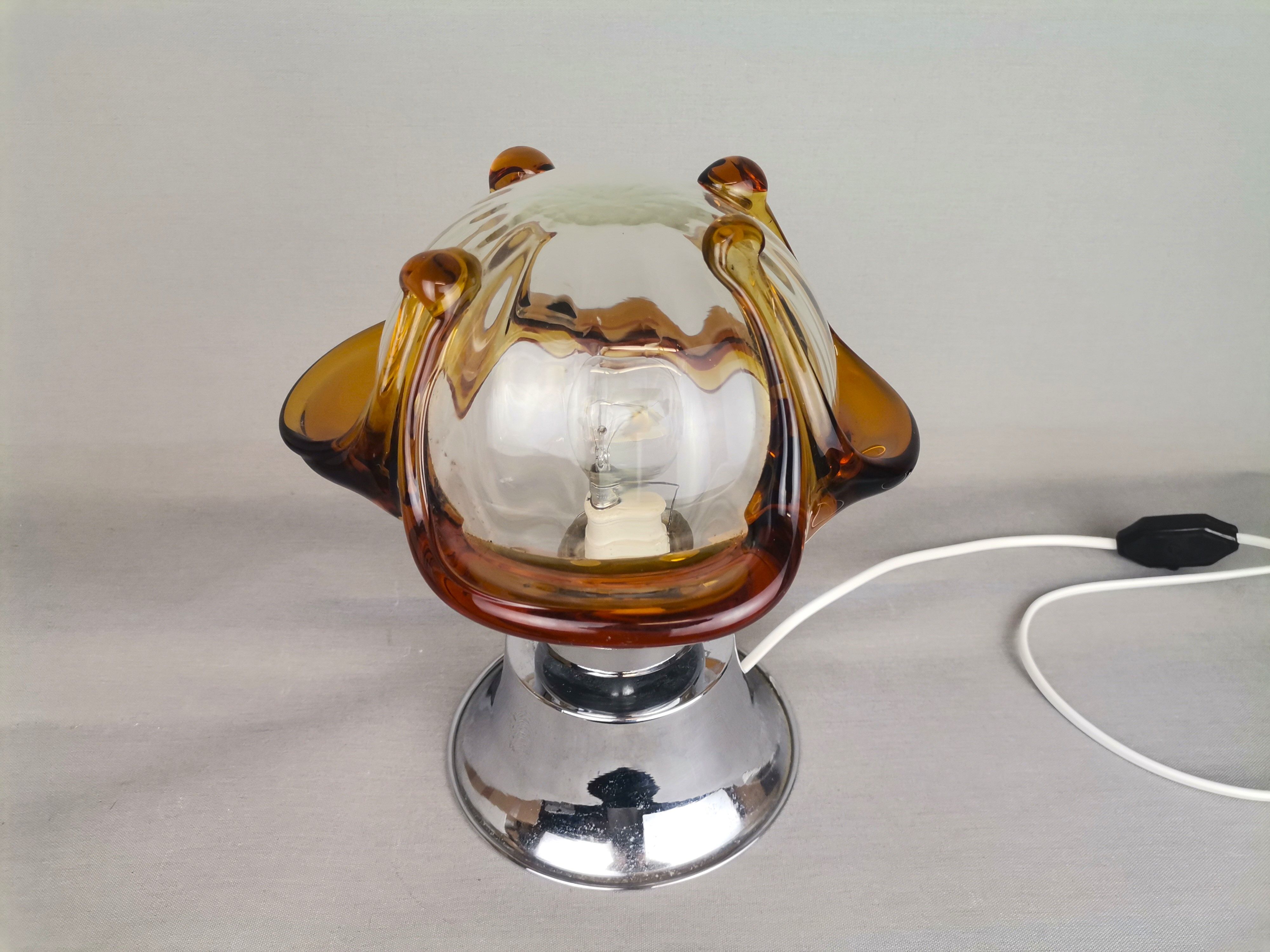 Table lamp in Murano glass mid century