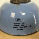 Industrial Blue Enamel and Cast Iron Pendant Lamp, 1960s