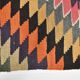 Multicolor Geometric Vintage Kilim Rug, 166x247Cm