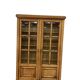 Vitrine en bois vintage / bibliothèque / étagère