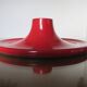 Applique Targetti en aluminium rouge années 60 70