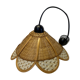 Rattan chandelier
