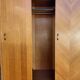 Light oak sliding door wardrobe, 1960