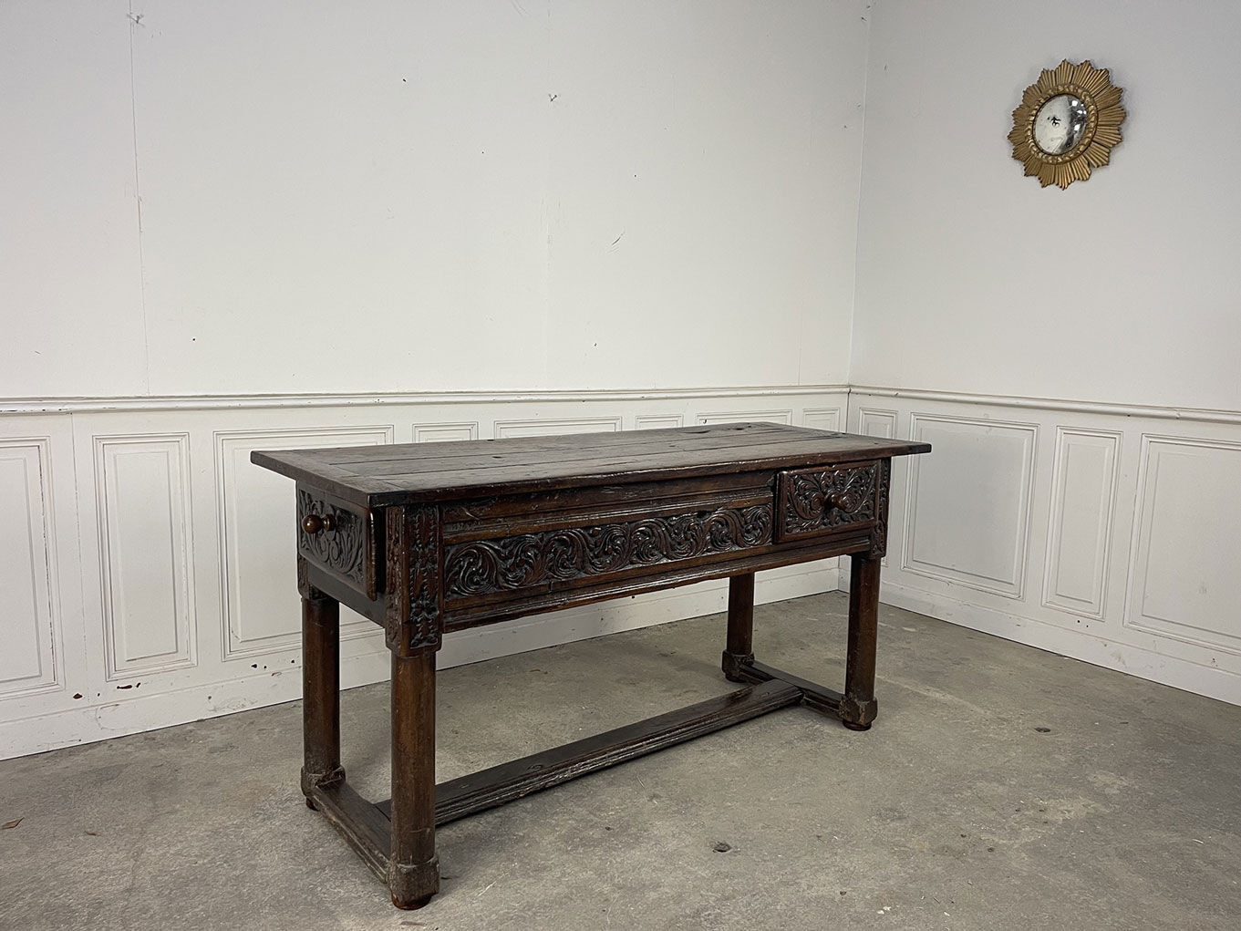 17th century walnut table