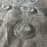 6 red wine glasses 13.5 in crystal auteuil series
