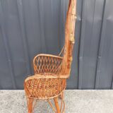 Rattan armchair