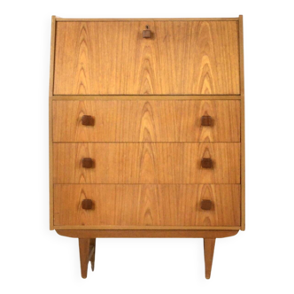 Bureau / Cabinet Mid-Century en teck. Style vintage / moderne / danois.
