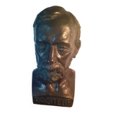 Large plaster bust of Louis Pasteur