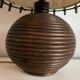 Rattan lamp with original lampshade, 1960