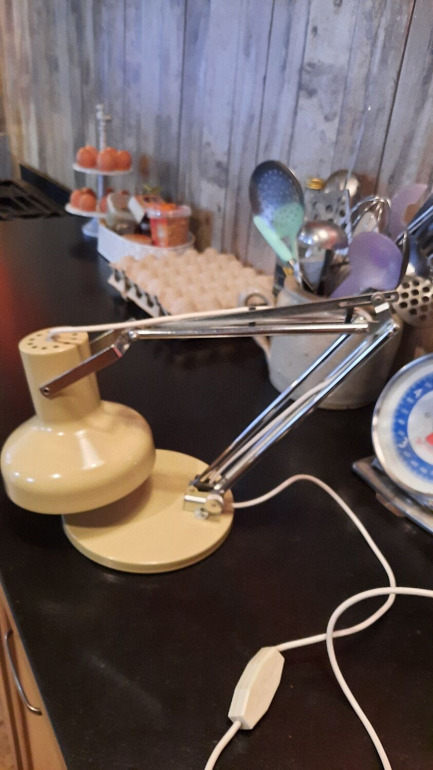 Industrial desk lamp