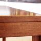 Table scandinave extensible en teck 4 à 10 personnes