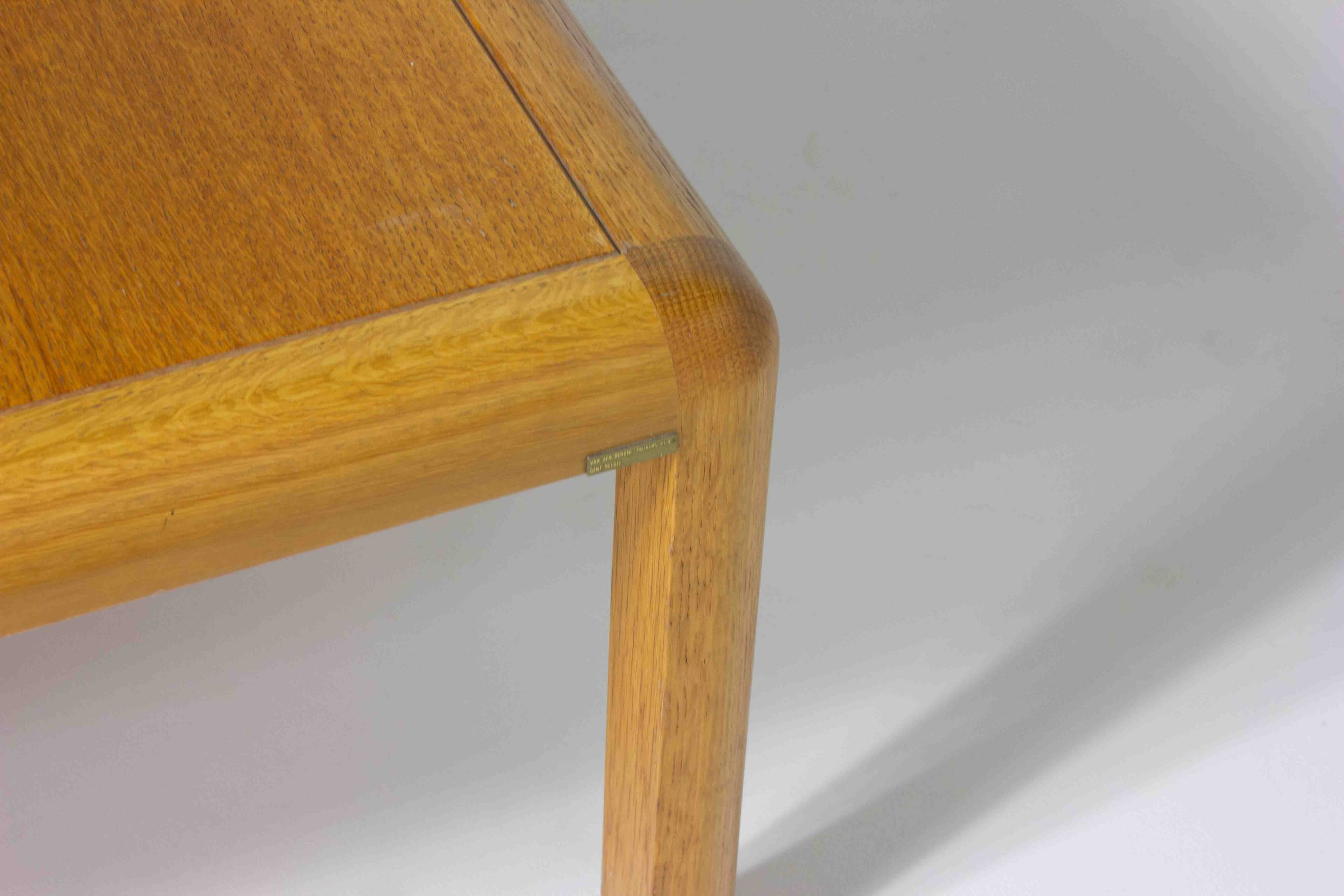 Minimalist coffee table by Van den Berghe - Pauvers, Belgium 1970s