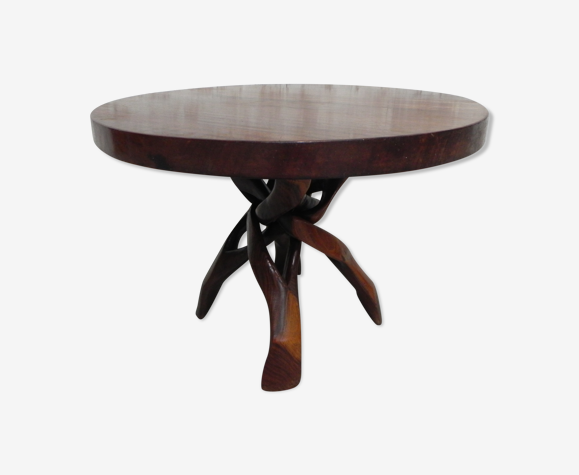 African Coffee Table With Legs Cut From, How To Shorten Coffee Table Legs