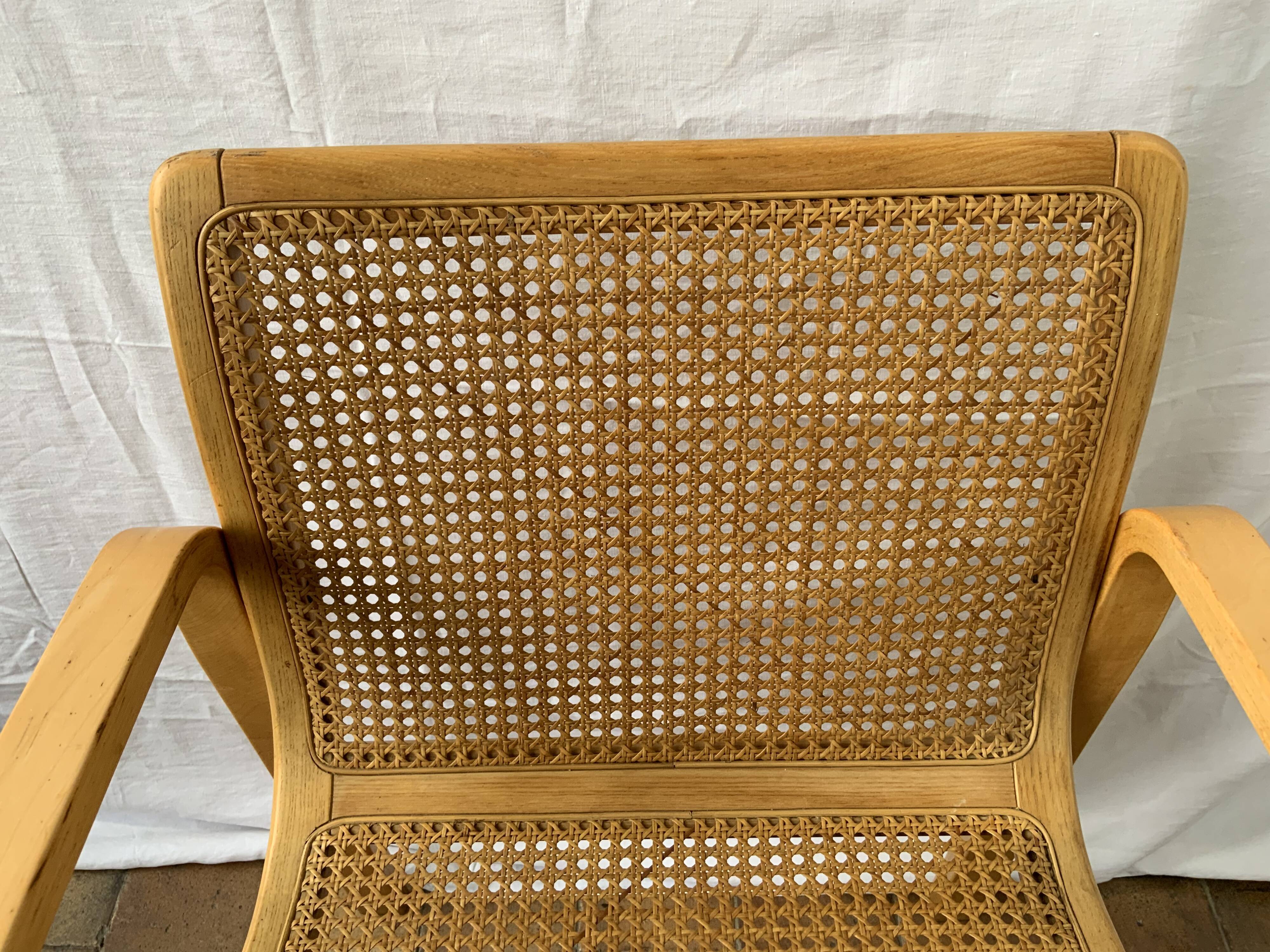Vintage canned armchair