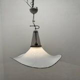 Large Black and White Murano Glass Light Pendant 1970’s
