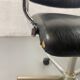 Fauteuil de bureau tubulaire noir