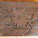 Carved wooden chest