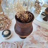 Carved wooden bowl/vase