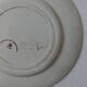 4 plates creil & montereau chardonnerets model with sepia birds decor