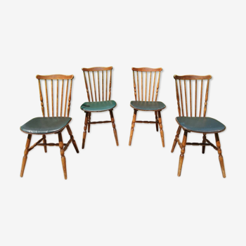 Set of four Tacoma Baumann bistro chairs