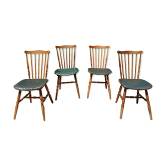 Set of four Tacoma Baumann bistro chairs