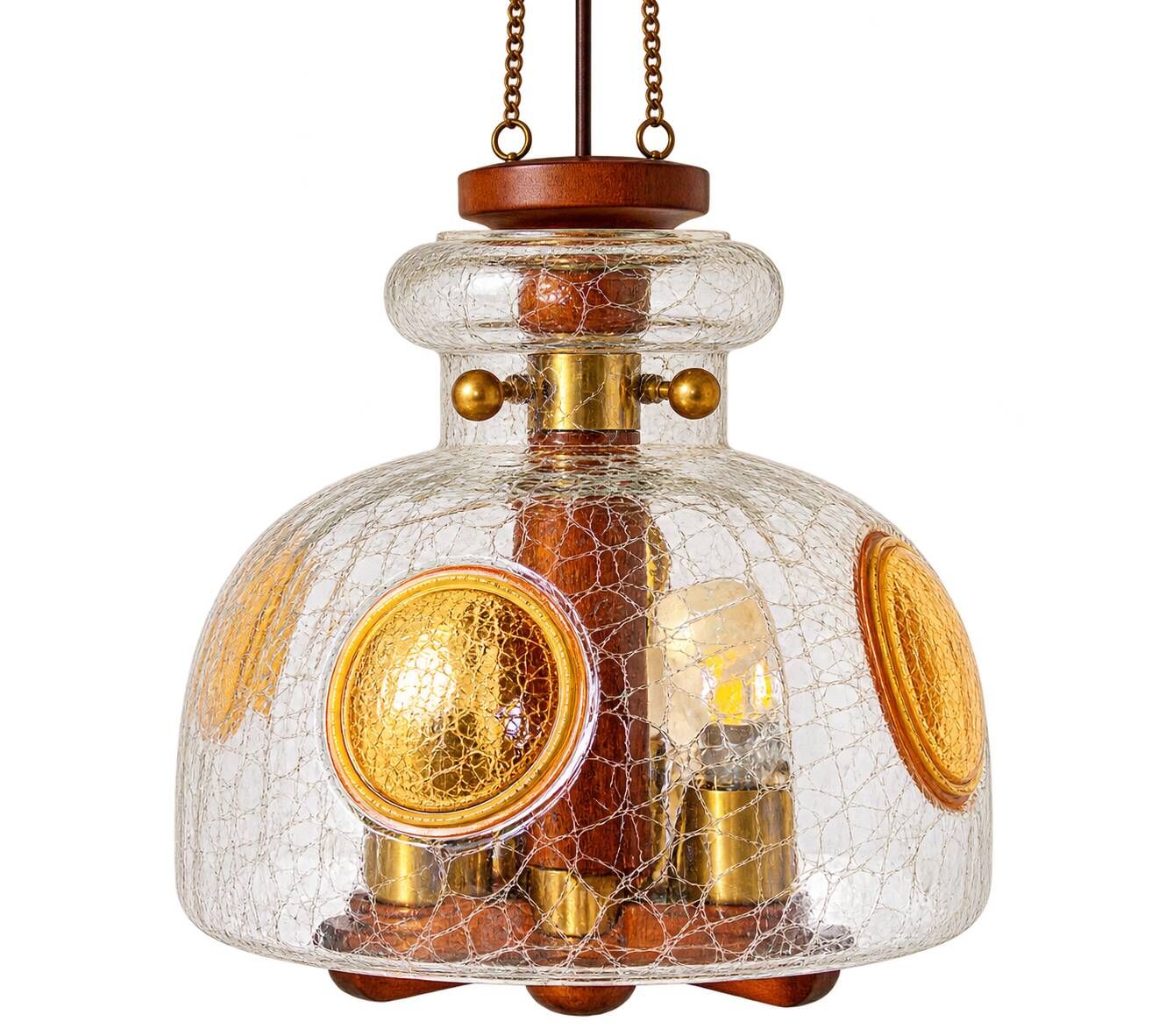 A modernist pendant light, 1970s.