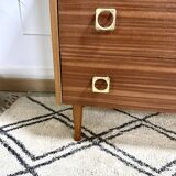 Vintage chest of drawers bobbin feet