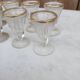 Antique fine champagne glasses