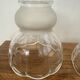 Lot 3 Tulips Antique Glass Cut Frosted Art Deco Lamps Lu
