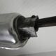 Industrial street lamp with aluminum shade