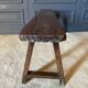 Xviith bench in chene patina of origin