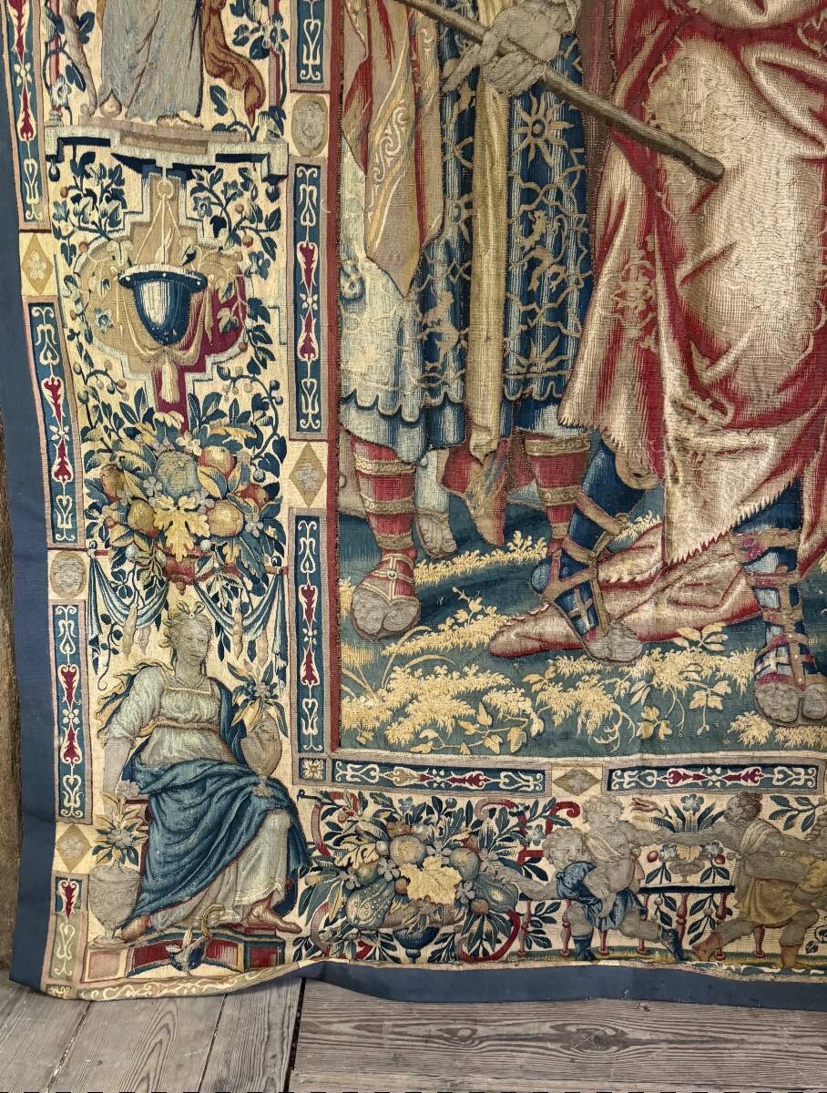 Brussels tapestry, battle scene, second half of the 16th century