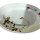 Flat oval porcelain