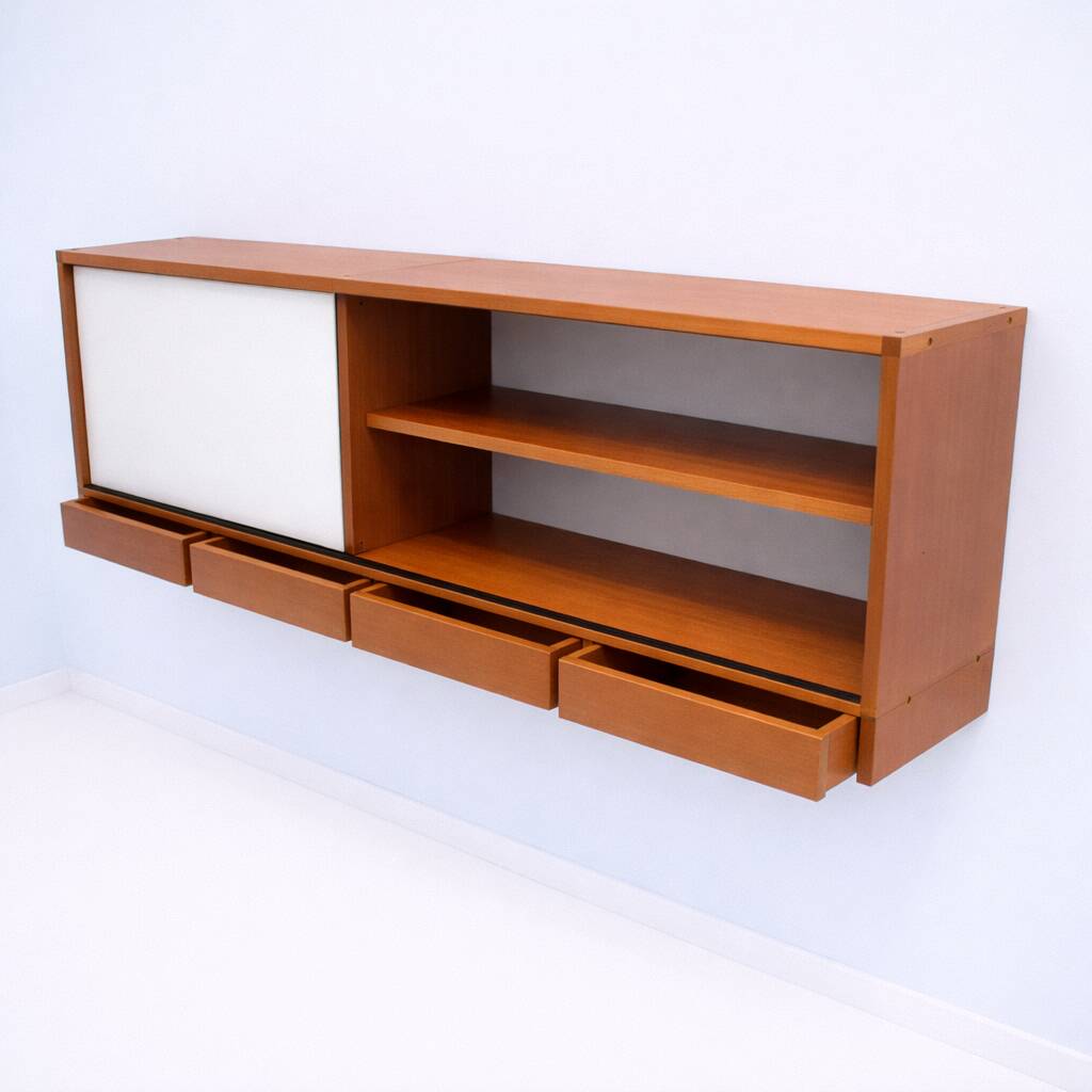 Buffet/suspended enfilade Minvielle, France, 1950s
