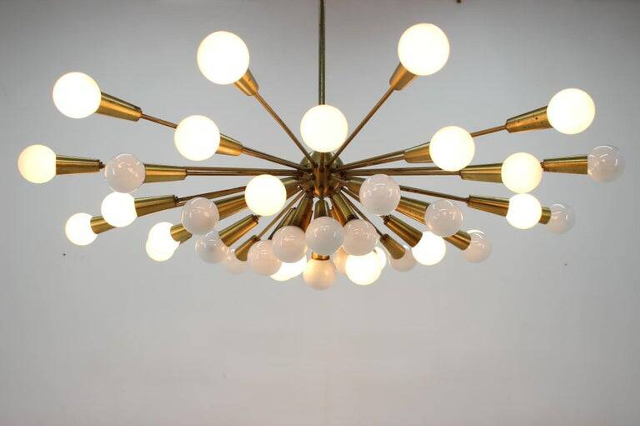 Rare Mid Century Chandelier Sputnik, Atomic, 1960s