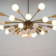 Rare Mid Century Chandelier Sputnik, Atomic, 1960s