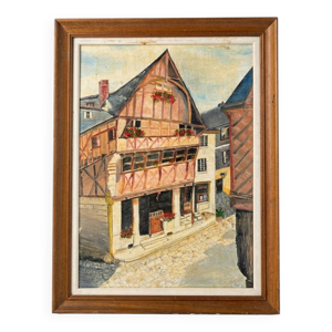 Tableau huile maison