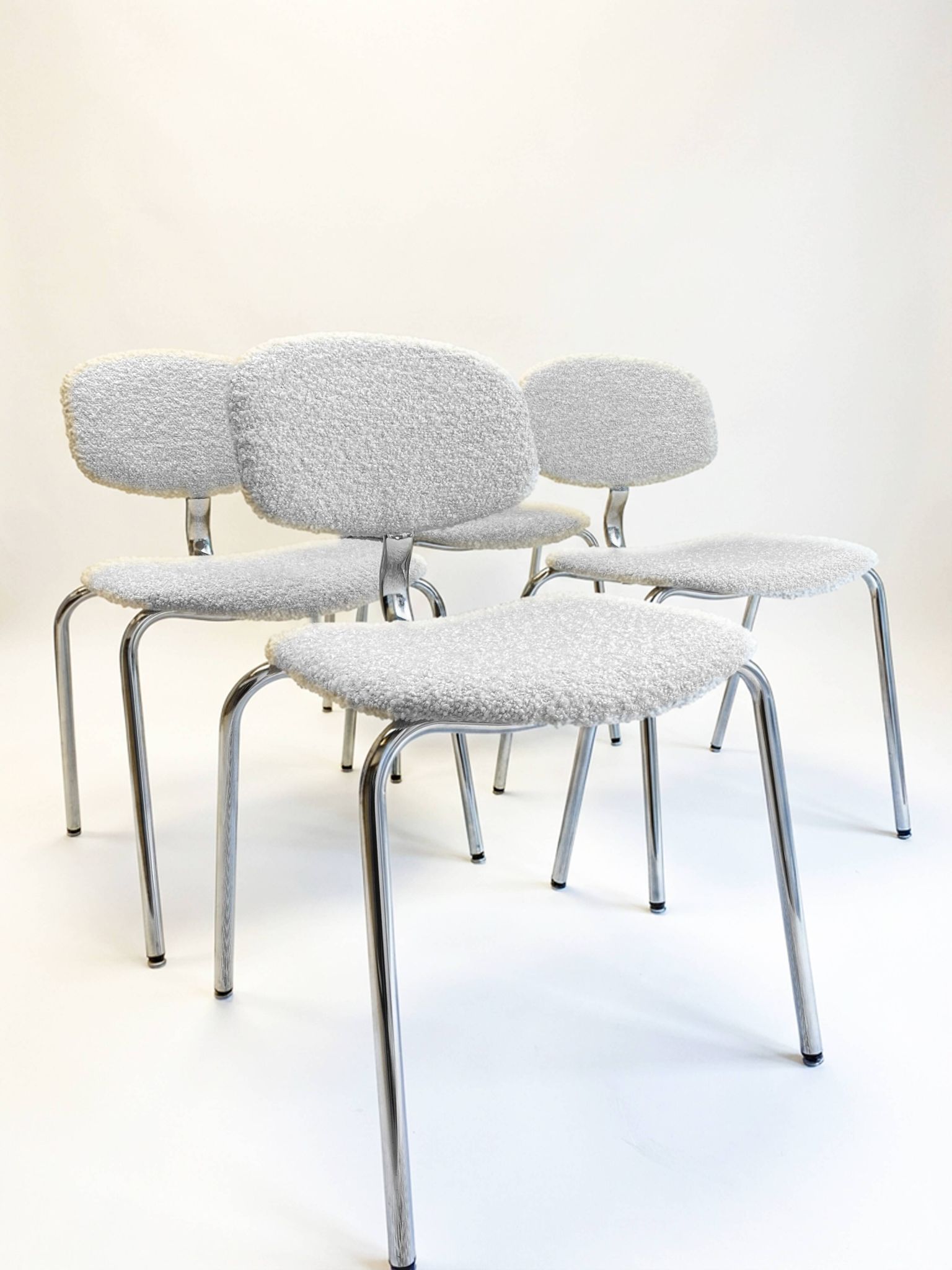 Set of 4 Pierre Paulin chairs - Steelcase Strafor 420-44