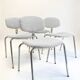Set of 4 Pierre Paulin chairs - Steelcase Strafor 420-44