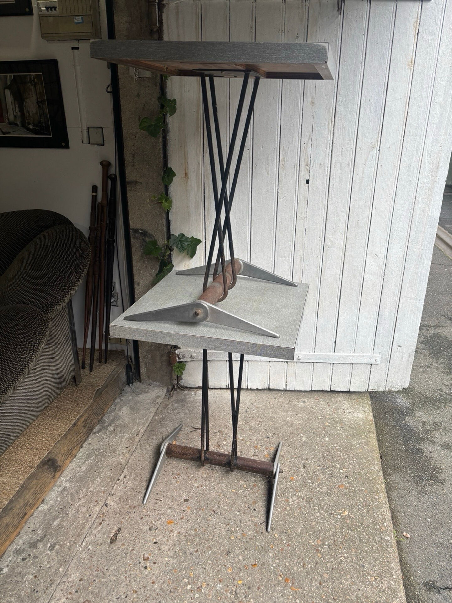 Pair of tables by Jean Prouvé 1938