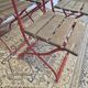 Set of 4 folding chairs for old bistro, guinguette, brasserie