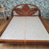 Maugrion rattan bed