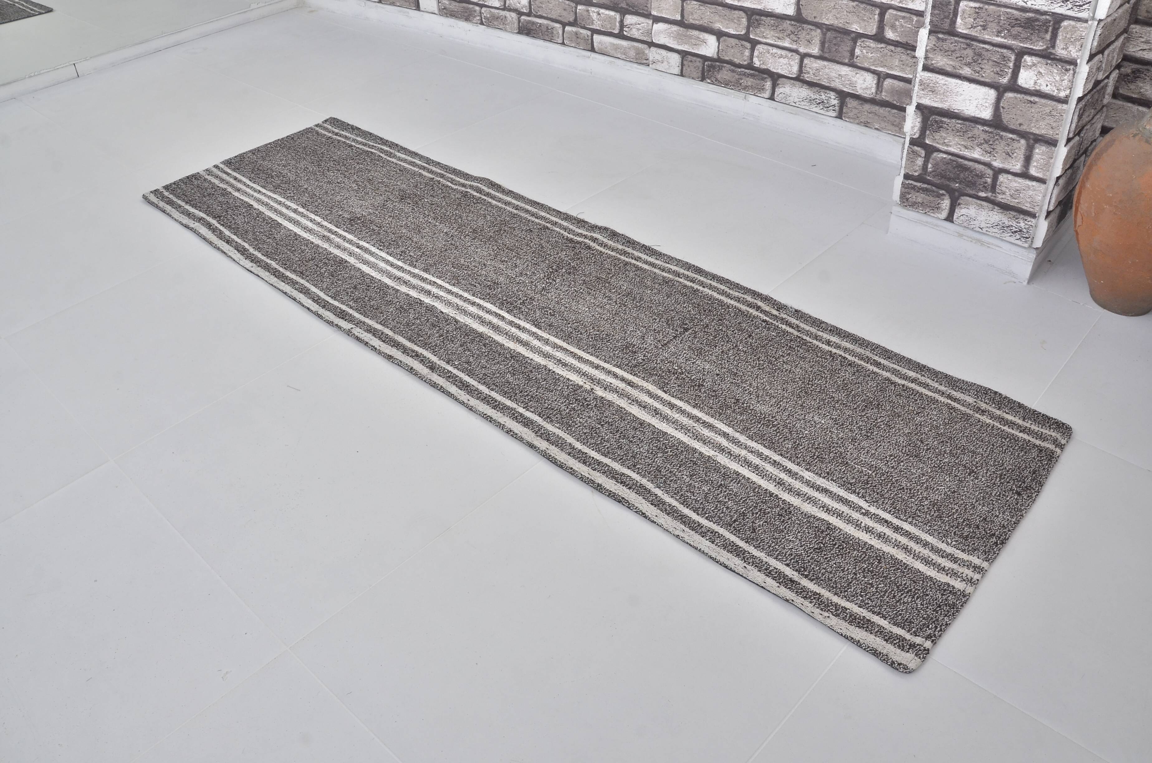 Stripe Neutral Kilim Vintage sku 3761
