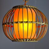 Suspension en rotin, France, 1960