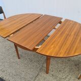 Vintage Teak table 1960 extension, NF furniture