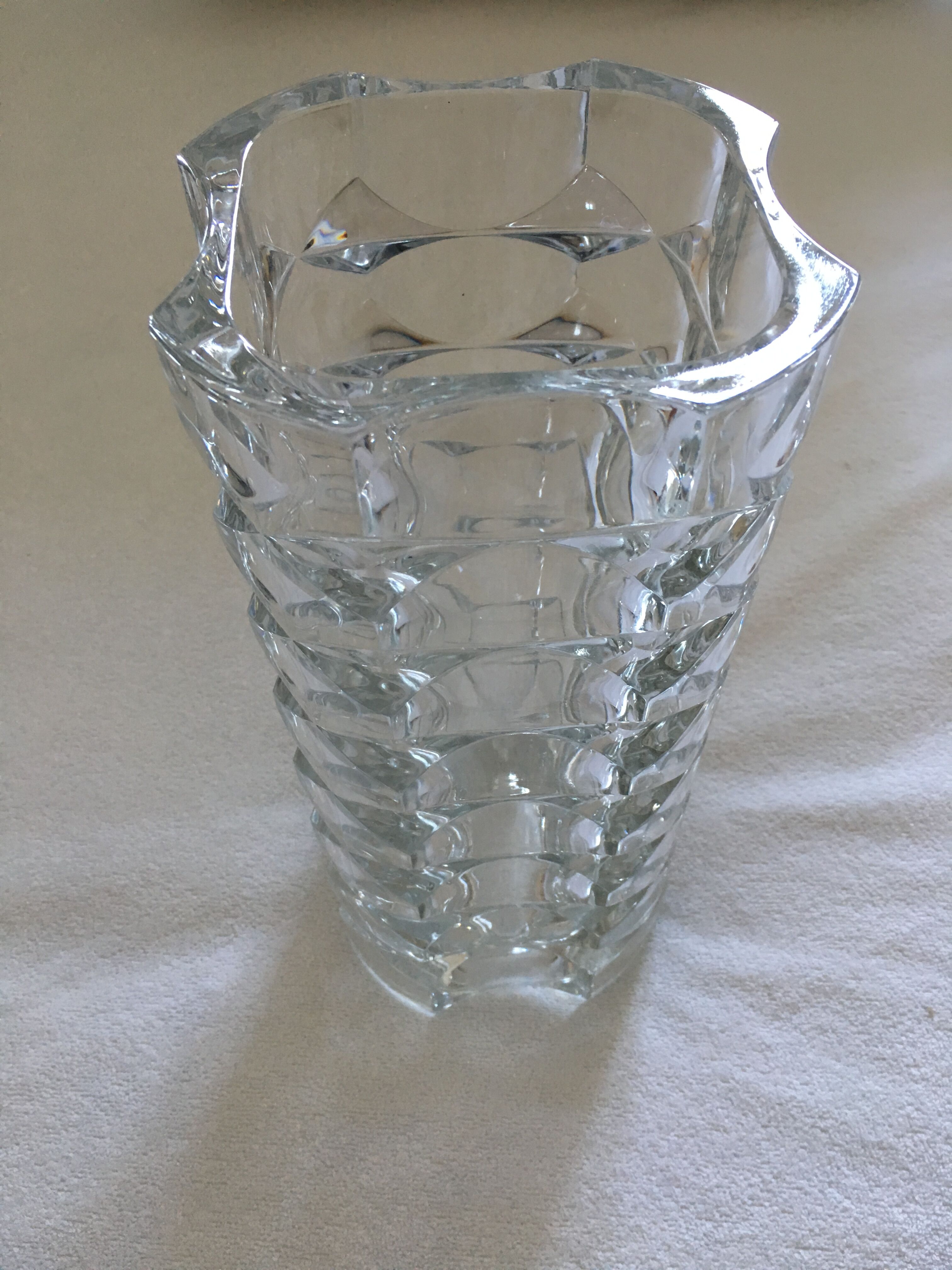 Old glass vase mold