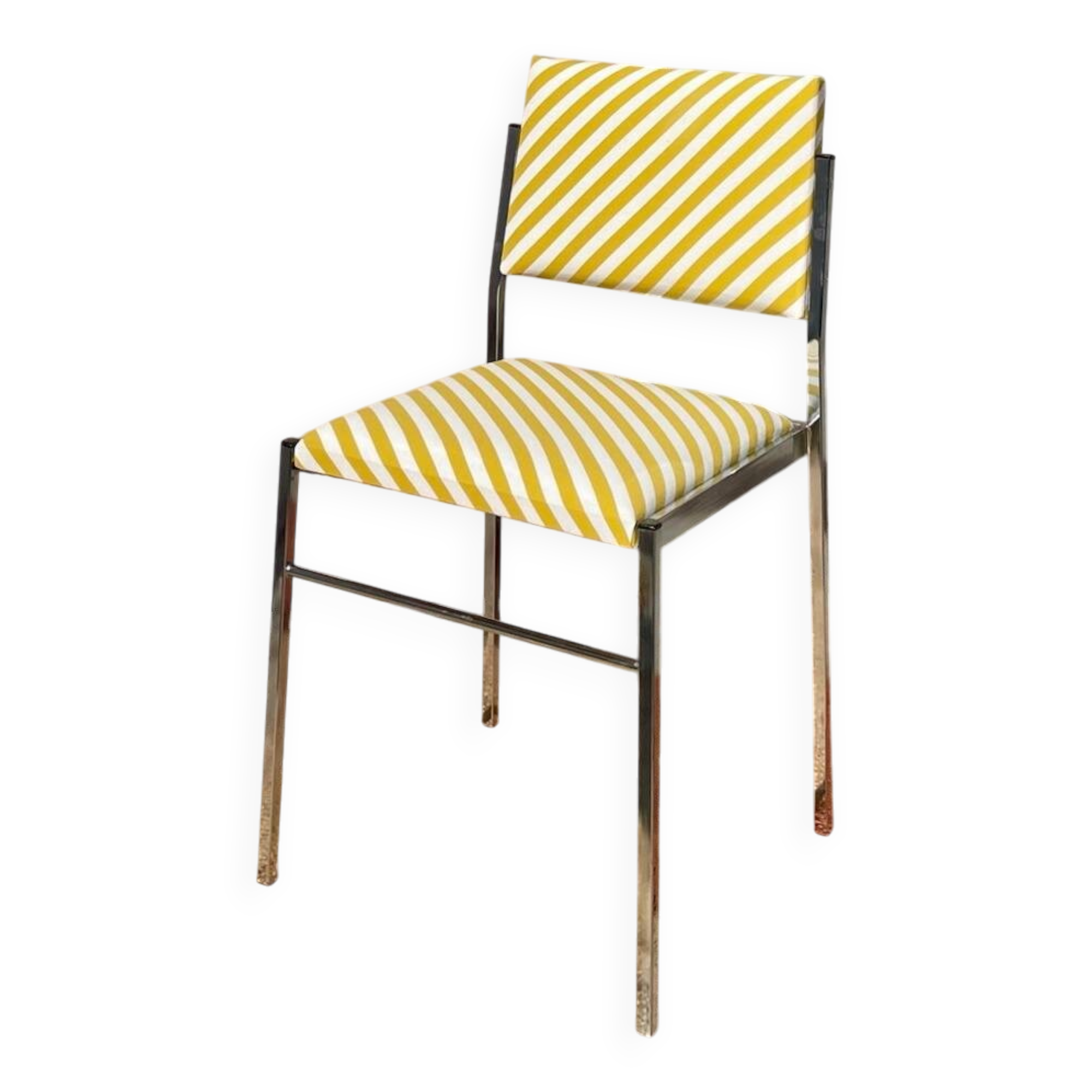 Reupholstered modernist chair